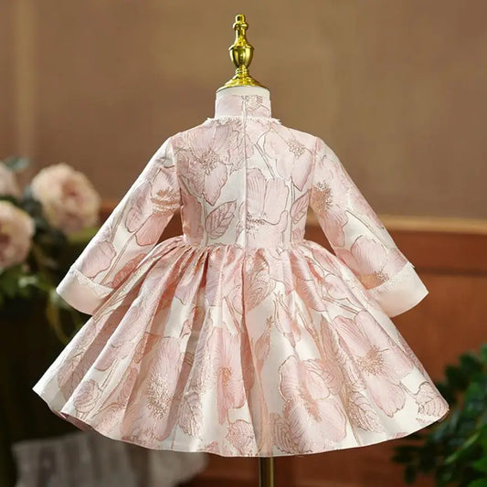 Spanish Princess Lolita Prom Gown Baby Royal Dress Baby Birthday Baptism Dress Girl Easter Eid A2136